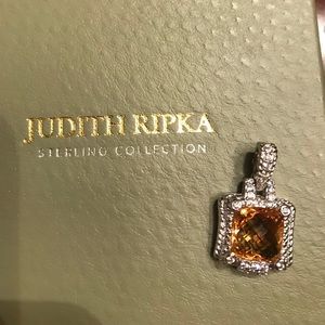 Judith Ripka sterling citrine enhancer